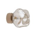 Kinkiet ze szklanym kloszem o nieregularnym kształcie, na G9 11104 TK Lighting