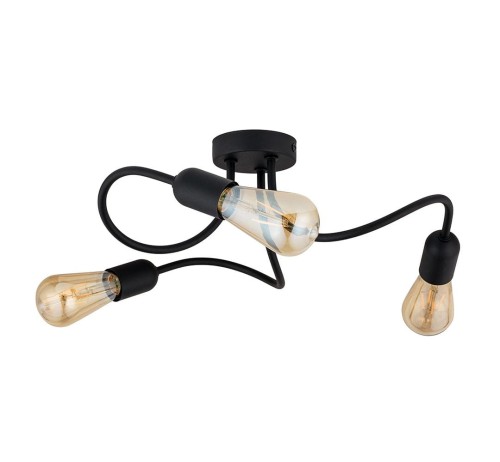 WAVE BLACK LAMPA SUFITOWA 3  E27 4407 TK Lighting