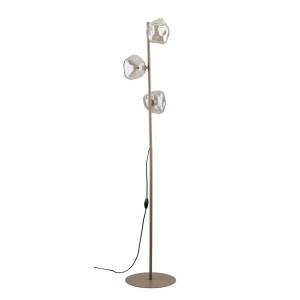 Podłogowa lampa stojąca z designerskimi szklanymi kloszami 16153 TK Lighting