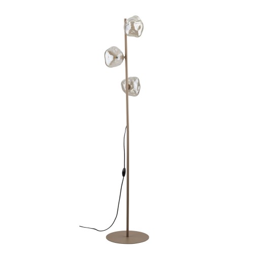 Podłogowa lampa stojąca z designerskimi szklanymi kloszami 16153 TK Lighting