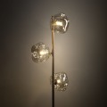 Podłogowa lampa stojąca z designerskimi szklanymi kloszami 16153 TK Lighting