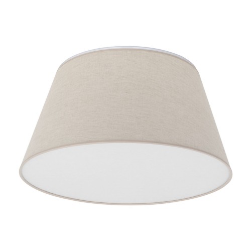 Nowoczesna lampa sufitowa plafon beżowy lniany klosz, do salonu 11075 TK Lighting