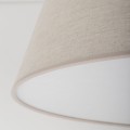 Nowoczesna lampa sufitowa plafon beżowy lniany klosz, do salonu 11075 TK Lighting