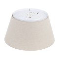 Nowoczesna lampa sufitowa plafon beżowy lniany klosz, do salonu 11075 TK Lighting