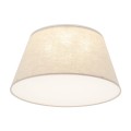 Nowoczesna lampa sufitowa plafon beżowy lniany klosz, do salonu 11075 TK Lighting