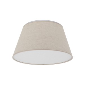 Okrągła lampa sufitowa Ø38 z lnianym kloszem do sypialni 11076 TK Lighting