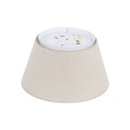 Okrągła lampa sufitowa Ø38 z lnianym kloszem do sypialni 11076 TK Lighting