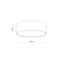 RONDO KIDS BLUE LAMPA SUFITOWA 4 PŁ 3229 TK Lighting