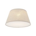 Okrągła lampa sufitowa Ø38 z lnianym kloszem do sypialni 11076 TK Lighting