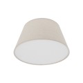 Okrągła lampa sufitowa Ø38 z lnianym kloszem do sypialni 11076 TK Lighting