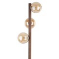 Stojąca lampa 150cm drewno kolor orzech, szklane klosze 16151 TK Lighting