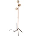Stojąca lampa 150cm drewno kolor orzech, szklane klosze 16151 TK Lighting