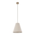 Pojedyncza lampa wisząca ze stożkowym lnianym abażurem 11202 TK Lighting