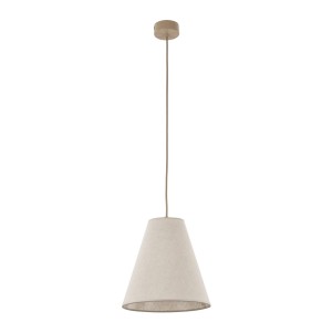 Pojedyncza lampa wisząca ze stożkowym lnianym abażurem 11202 TK Lighting