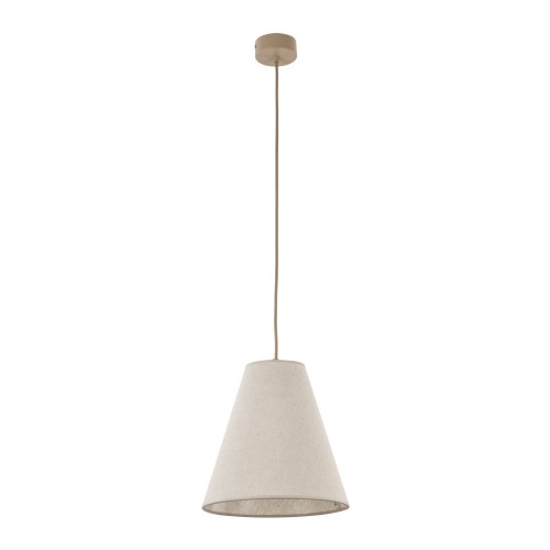 Pojedyncza lampa wisząca ze stożkowym lnianym abażurem 11202 TK Lighting