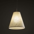 Pojedyncza lampa wisząca ze stożkowym lnianym abażurem 11202 TK Lighting