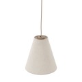 Pojedyncza lampa wisząca ze stożkowym lnianym abażurem 11202 TK Lighting