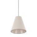 Pojedyncza lampa wisząca ze stożkowym lnianym abażurem 11202 TK Lighting