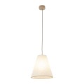 Pojedyncza lampa wisząca ze stożkowym lnianym abażurem 11202 TK Lighting