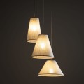 Klasyczna lampa wisząca z trzema stożkowymi abażurami 11203 TK Lighting