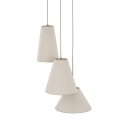 Klasyczna lampa wisząca z trzema stożkowymi abażurami 11203 TK Lighting