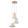 Klasyczna lampa wisząca z trzema stożkowymi abażurami 11203 TK Lighting