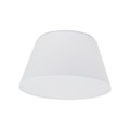 Sufitowa lampa biała z materiałowym kloszem do salonu 11204 TK Lighting