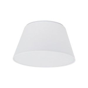 Sufitowa lampa biała z materiałowym kloszem do salonu 11204 TK Lighting