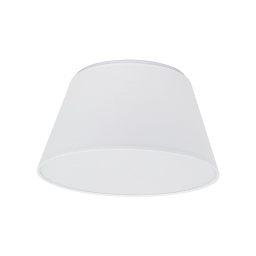 Sufitowa lampa biała z materiałowym kloszem do salonu 11204 TK Lighting
