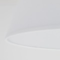 Sufitowa lampa biała z materiałowym kloszem do salonu 11204 TK Lighting