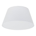 Stożkowa lampa sufitowa, biały klosz z tkaniny Ø50cm do salonu 11205 TK Lighting