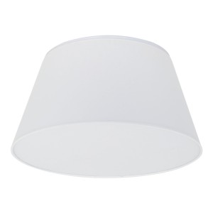 Stożkowa lampa sufitowa, biały klosz z tkaniny Ø50cm do salonu 11205 TK Lighting