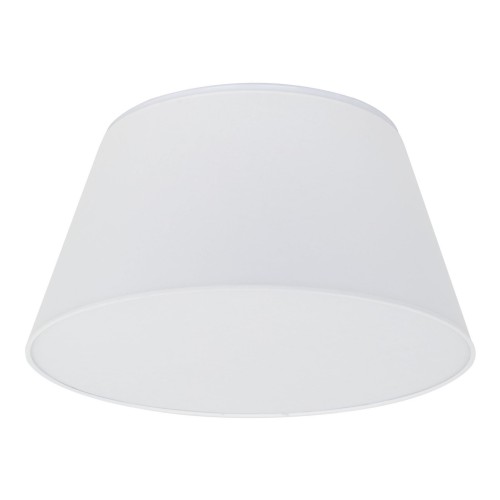 Stożkowa lampa sufitowa, biały klosz z tkaniny Ø50cm do salonu 11205 TK Lighting