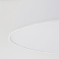 Stożkowa lampa sufitowa, biały klosz z tkaniny Ø50cm do salonu 11205 TK Lighting
