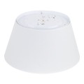 Stożkowa lampa sufitowa, biały klosz z tkaniny Ø50cm do salonu 11205 TK Lighting