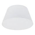 Stożkowa lampa sufitowa, biały klosz z tkaniny Ø50cm do salonu 11205 TK Lighting