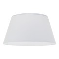 Stożkowa lampa sufitowa, biały klosz z tkaniny Ø50cm do salonu 11205 TK Lighting