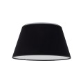 Czarna lampa sufitowa do sypialni z stylowym abażurem z tkaniny 11206 TK Lighting