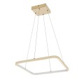 Lampa wisząca kwadratowa złota wąski LED 3100lm 4000K 26W 6368 TK Lighting