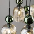 Lampa wisząca z 6 ryflowanymi kloszami do salonu 6XE14 11150 TK Lighting