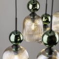 Lampa wisząca z 6 ryflowanymi kloszami do salonu 6XE14 11150 TK Lighting