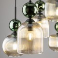 Lampa wisząca z 6 ryflowanymi kloszami do salonu 6XE14 11150 TK Lighting