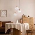 Lampa sufitowa z trzema zwisami szklane ozdobne klosze 11050 TK Lighting