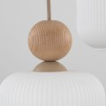 Lampa sufitowa z trzema zwisami szklane ozdobne klosze 11050 TK Lighting