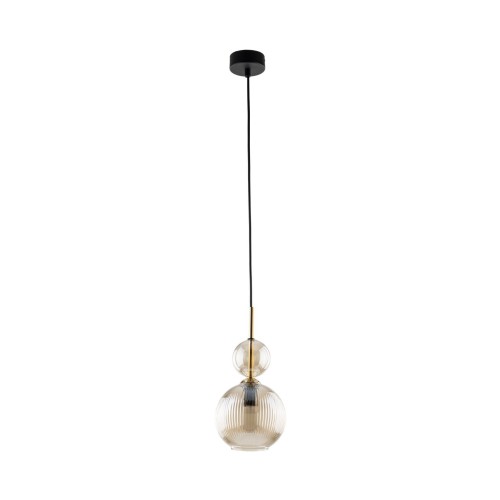 Lampa sufitowa pojedyncza do przytulnego salonu szklany klosz 11040 TK Lighting