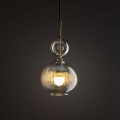 Lampa sufitowa pojedyncza do przytulnego salonu szklany klosz 11040 TK Lighting