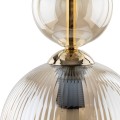 Lampa sufitowa pojedyncza do przytulnego salonu szklany klosz 11040 TK Lighting