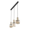 Lampa wisząca w stylu glamour, 3 szklane ryflowane klosze 11042 TK Lighting
