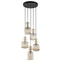Elegancka lampa wisząca do salonu, styl glamour, szklane klosze 11043 TK Lighting