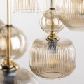 Elegancka lampa wisząca do salonu, styl glamour, szklane klosze 11043 TK Lighting